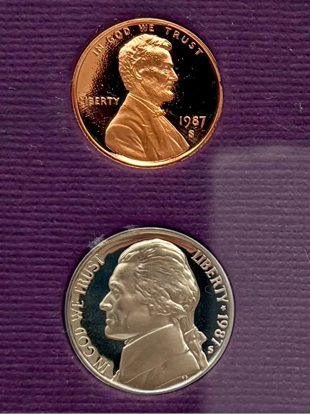 1987 United States Proof Set Uncirculated with Original Packaging - Great Gift! - Picture 6 of 15